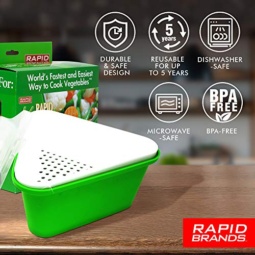 4 Rapid+Veggie+Steamer+Vegetables+Microwave