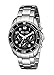 SO&CO New York Men's 5029.1 Yacht Club Black Unidirectional Bezel GMT Day and Date Stainless Steel Link Bracelet Watch