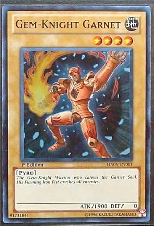 Amazon M17 Ha 2373 遊戯王 英語版 Ha05 En001 Gem Knight Garnet