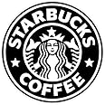 Black coffee sticker decal 4" x 4"