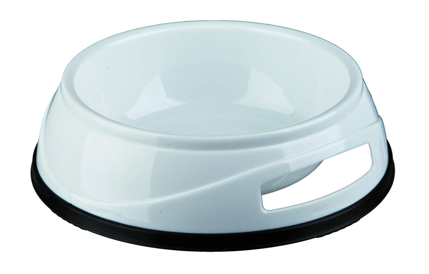 Trixie Plastic Dog Bowl with Rubber Base, 20cm