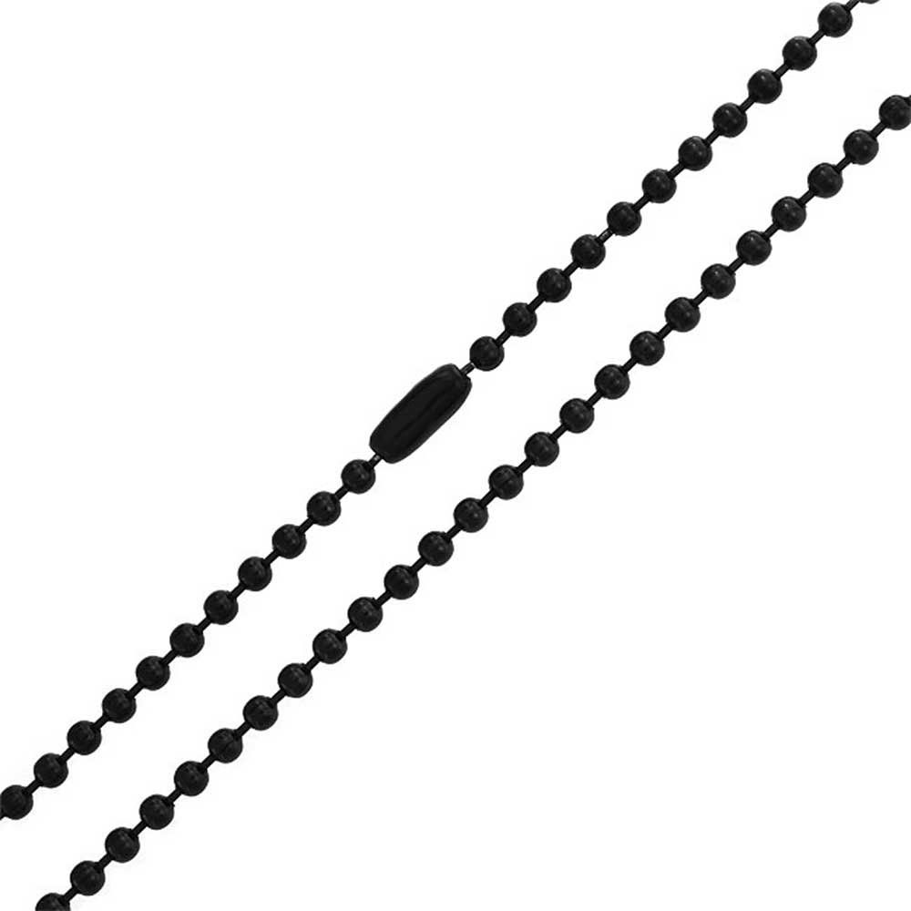 Beaded Ball Chain Necklace 