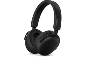 PHILIPS, Headphone Bluetooth, TAH2300BK/00, Com Microfone, Até 55 horas de bateria, Design Over-ear, Dobrável, Preto