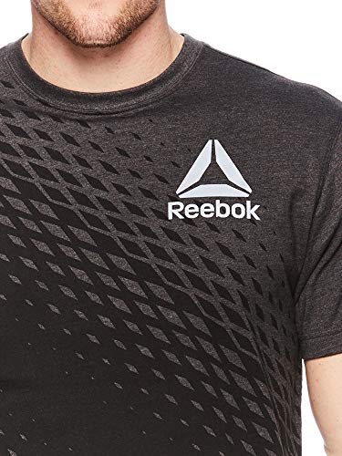 image for Reebok Men's Graphic Workout Tee - Short Sleeve Gym & Training Activew