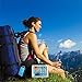 COOCHEER 7500mAh Portable Water Resistant Power Bank Rugged Mobile Phone Travel Water/Shock/Dust Proof External Battery Charger with Dual USB Port - Blue