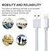 iPhone Cable,Aonear Extra Long 2Pack 10FT Nylon Braided Cord Lightning Cable to USB Charging Charger for iPhone 7/7 Plus/6S/6S Plus,SE/5S/5,iPad,iPod Nano 7 (Silver Grey,10FT)