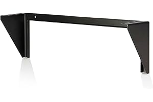 StarTech.com 2U Vertical Wall Mount Patch Panel Bracket - Steel Rack Mount Bracket w/Hardware for 19" Network, Server and Data Equipment (RK219WALLV)