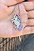 Falari Unicorn Pendant Necklace Gifts for Girls Rhinestone Crystal Rhodium High Polished J0132