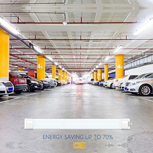 Anten 36W LED Feuchtraumleuchte 120cm für Keller, Garage, Innen- und Außenbeleuchtung | IP65 Wasserfest Kellerleuchte… – Bild 4