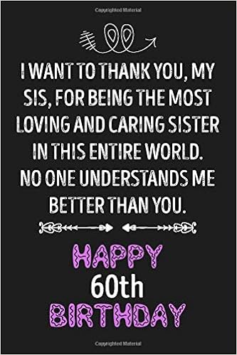 gifts for my sister's 60th birthday