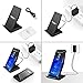 Fast Wireless Charger, GooDee 2 Coils QI Wireless Charging Stand for Samsung Galaxy S8/ S8 Plus/ S7/ S7 Edge/ S6 Edge Plus, Galaxy Note 8, iPhone 8, iPhone 8 Plus, iPhone X and All Qi-Enabled Device