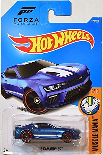 Hot Wheels 2016 Muscle Mania Forza Motorsport '16 Camaro SS 129/250, Blue
