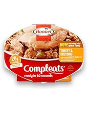 HORMEL COMPLEATS Turkey & Dressing Microwave Tray, 10 Ounces (Pack of 6)