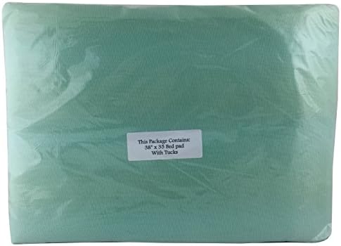 Super-Absorbent Machine Washable Bedwetting Incontinence Mattress Protector Pads - Twin or Full Size (Single/Twin (38" x 35"))
