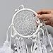 Dream catcher Handmade Traditional White Feather Wall Hanging Car Hanging Home Decoration Ornament Decor Ornament Craft Gift