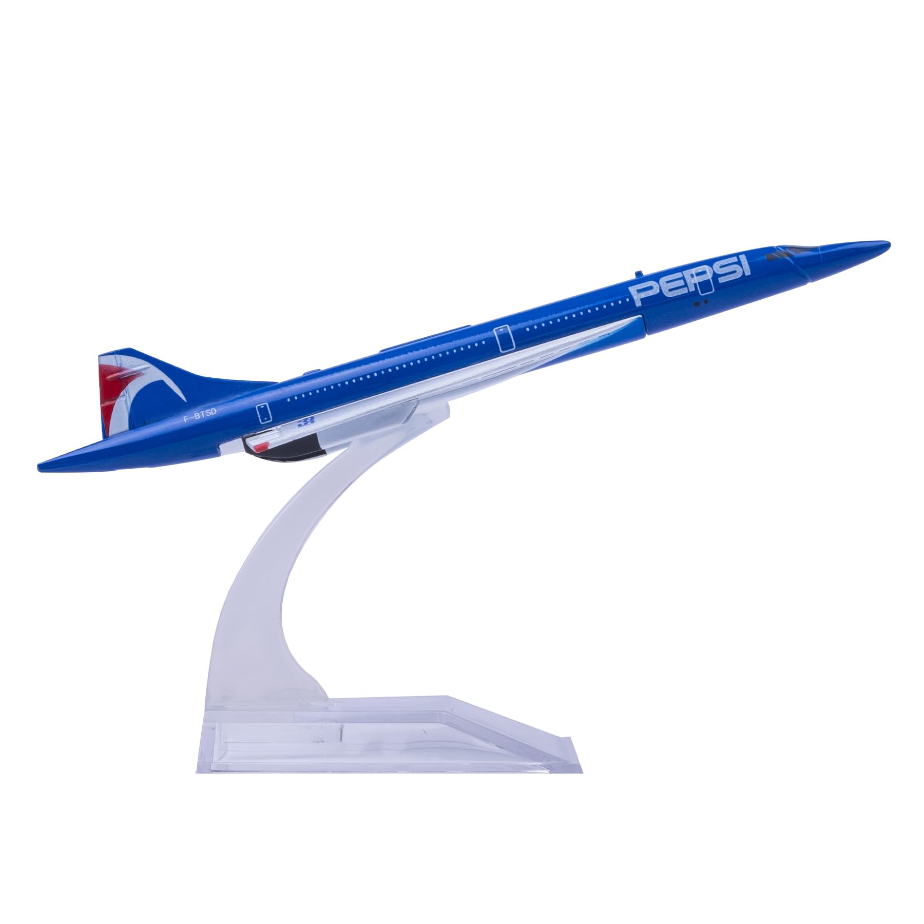 Bswath Scale Model Plane Concorde Model Airplane Diecast Airplanes Metal Plane Model for Gift