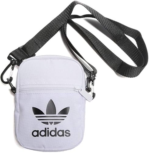 Amazon アディダス Adidas ロゴ ミニ ショルダーバッグ Festival Bag Trofoil ホワイト 並行輸入品 ショルダーバッグ