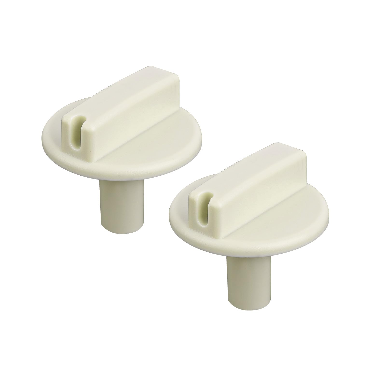 Photo 1 of Gosknor 2pcs 63818002 Temperature Adjustment Knob, ABS Material Heater Knob Replacement High Temperature Resistant Baseboard Heater Knob Temp Control Knob Replacement for Appliance Knobs