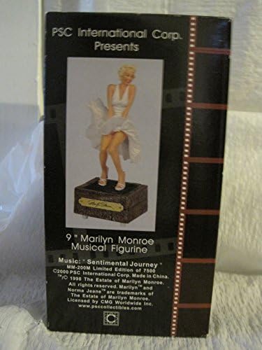 PSC International Corp Marilyn Monroe 9" Musical Figurine