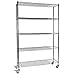 Apollo Hardware Chrome 5-Shelf Wire Shelving 14