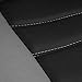 BDK 2P-WBCH-1306 WBCH306 Batman Seat Cushion-Padded Comfort Support for Car, SUV, Truck and Home Chair, Black