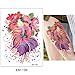 8 Sheets Colorful Fish Panda Owl Temporary Tattoo Sticker Waterproof Long Last Fake Tattoo for Kids Women