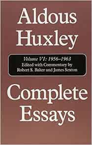 1956 1963 6 aldous complete essay huxley supplement vol 07 image