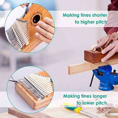 4 AXHJ+Kalimba+Instruction+Hammer+Portable