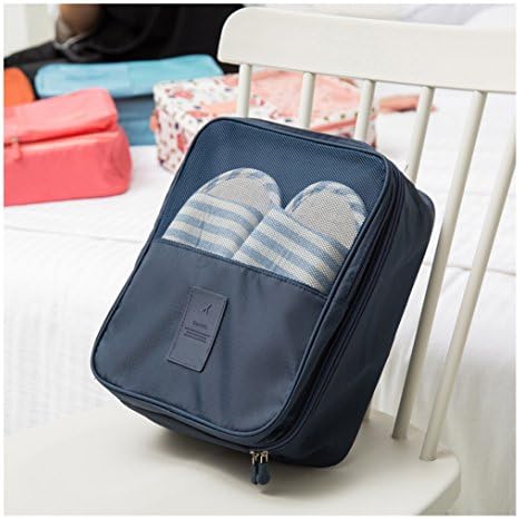 Travel Shoe Bag with the Separate Layer Lightweight Waterproof Shoe Holder