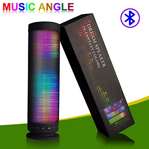 InaRock 10 W Bluetooth Speakers LED Dazzle Color Tf Card Sound Quality 4.0 Tech Party Wireless Portable Speaker Polymer Lithium 6 Hours' Best Adapter, USB Charging Computer Speakers