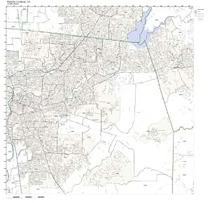 Amazon.com: Rancho Cordova, CA ZIP Code Map Not Laminated: Home & Kitchen