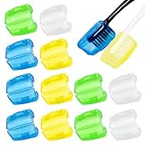 50 Pcs Toothbrush Head Cover, Toothbrush Protective Case, Travel Portable Toothbrush Head Cover Case Cap for Family Office and Outdoor,4 Colors