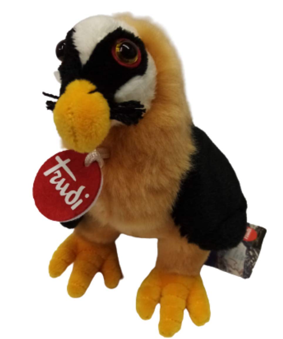Trudi Trudino Bearded Vulture - Stelvio park Small plush toy, Valentine's Day, Christmas and birthday gift | 10x17x19cm size XS | Trudini Classic | model TUDI8000