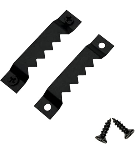 100 Pack Heavy Duty Zinc Plated Sawtooth Hangers – 2.5 Inch – With Screws