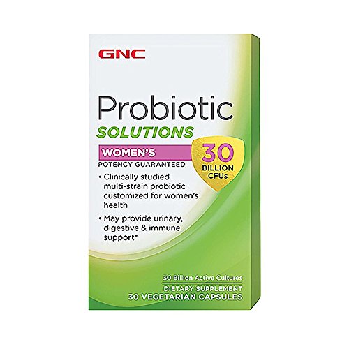 GNC Probiotic Solutions Womens - 30 Billion CFUs, 30 Capsules, Daily Probiotic Support