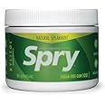Spry Fresh Natural Xylitol Chewing Gum Dental Defense System Aspartame-Free Sugar Free Gum (Spearmint, 100 Count - Pack of 1)