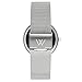 WRISTOLOGY Stella Womens Watch Silver Black Midnight Crystal Boyfriend Ladies Metal Mesh Strap Band