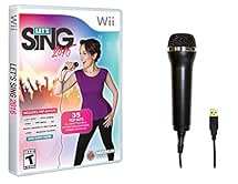 Accessory Microphone with Let's Sing 2016 Game - Wii