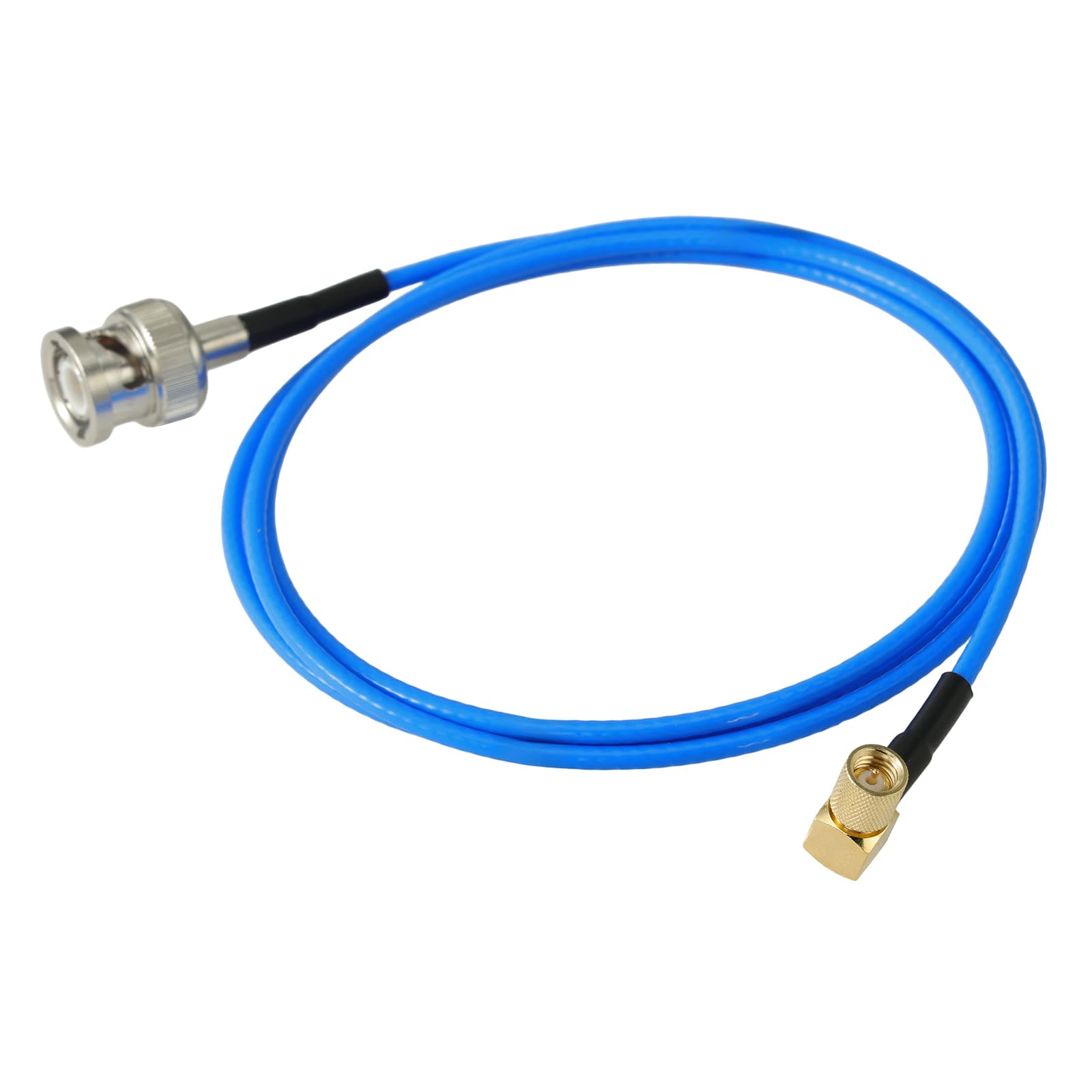 HangTon Male BNC to Male Microdot 10-32 UNF Right Angle RF Coaxial Cable for Accelerator Meter Transducer Acoustic Vibration Test (2)