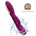 Treatment LED light Vibrator Mobile Computer USB Rechargeable Power Suitable for Home Personal Fitness Sports Outdoor Camping Wireless Wand Massage Cordless Electric Massager (purple)