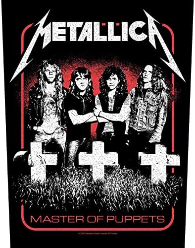 Amazon.com: metallica Cliff em All XLG Back Patch: Clothing, Shoes