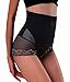 Antibacterial Mesh Pants Butt Lifter Shapers Panties Hi-Waist Thigh Slimming (M, Black)
