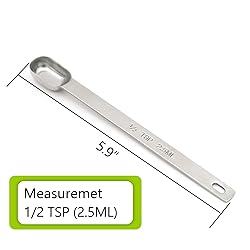 BERYLER 1PCS 1/2tsp (1/6tbsp, 2.5ml) Single