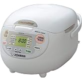 Zojirushi Neuro Fuzzy 10-Cup Rice Cooker and Warmer (Premium White) | Automatic keep-warm