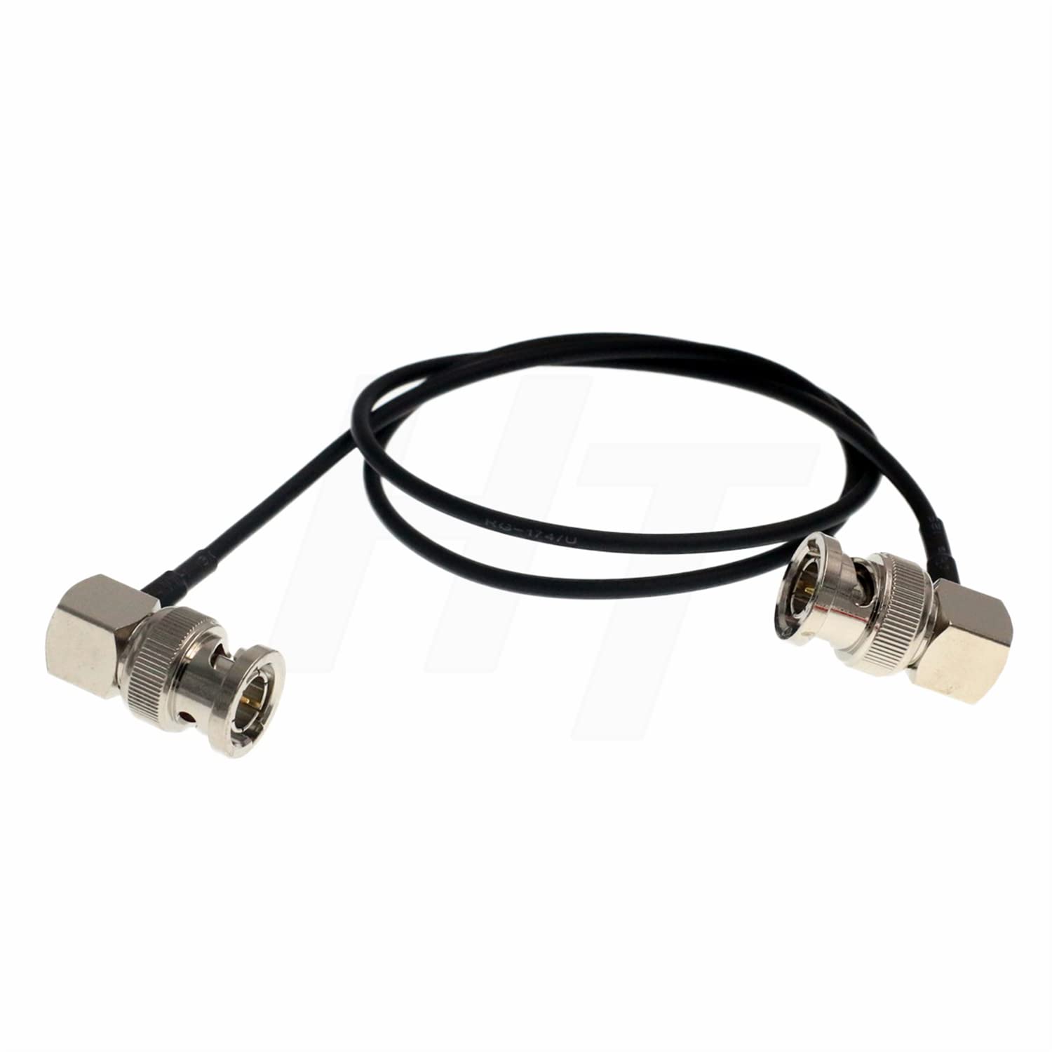 HangTon 3G HD SDI BNC Video Coaxial Cable for Teradek Atomos Portkeys ALEXA DSMC2 Camera Monitor Transmitter, Black Shielded RG174 1m