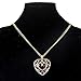 VNFNMI Cosplay The Legend of Zelda Skyward Sword Red Cubic Zirconia Heart Pierced Necklace Anime Costume