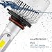 9005/HB3 High Beam 9006/HB4 Low Beam Combo LED Headlight Bulbs Conversion Kit, SZFLWA S2 Series COB Fog Driving Light, Halogen Head Light Replacement, 6500K Xenon White, 1 Pair, 1 Year support