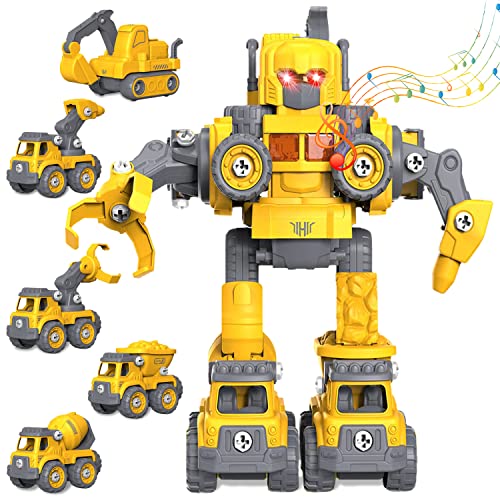 Take apart robot toy