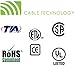 Syston Cable Technology Cat 6E Ethernet Network Cable - 100 FT，600MHz 23AWG Solid Bare Copper Wire Outdoor/Indoor, Bulk No Ends 10 Ft to 1000 Ft Available, Heat Resistant Riser Rated - CMR