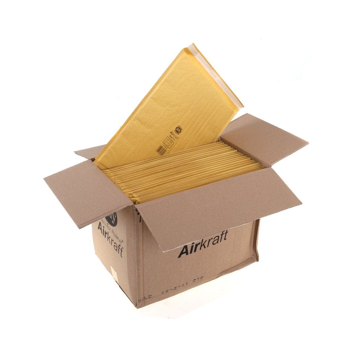 Jiffy JL-GO-7 340 x 445 mm Airkraft Lightweight A3 Postal Bag ( Size 7), Gold, Box of 50